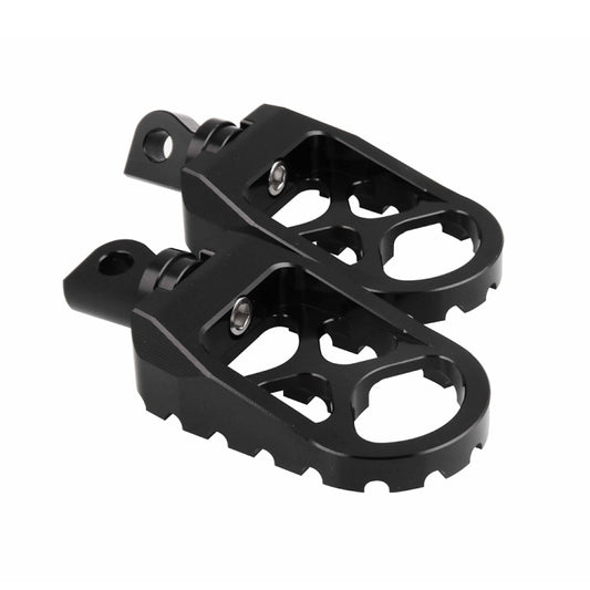Motorcycle Modification Pedal Set Wide Fat Footpegs Foot Pegs for Harley(Black) - Others by buy2fix | Online Shopping UK | buy2fix