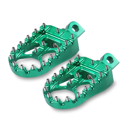 Motorcycle Modification Pedal Set Wide Fat Footpegs Foot Pegs for Harley (Green) - Others by buy2fix | Online Shopping UK | buy2fix