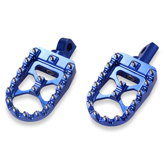 Motorcycle Modification Pedal Set Wide Fat Footpegs Foot Pegs for Harley (Blue) - Others by buy2fix | Online Shopping UK | buy2fix