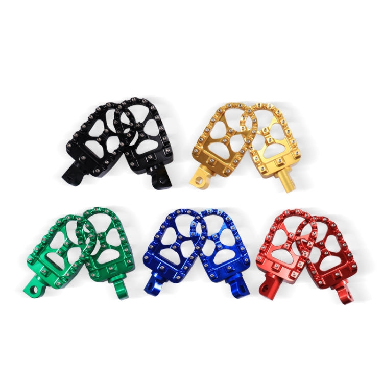 Motorcycle Modification Pedal Set Wide Fat Footpegs Foot Pegs for Harley (Gold) - Others by buy2fix | Online Shopping UK | buy2fix