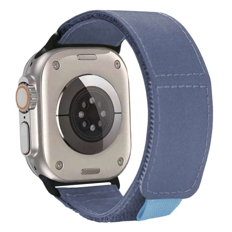For Apple Watch Ultra 49mm Loop Woven Nylon Watch Band(Sky Blue) by buy2fix