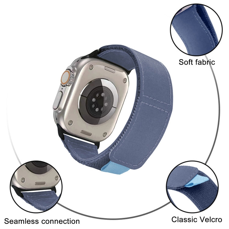 For Apple Watch Ultra 2 49mm Loop Woven Nylon Watch Band(Sky Blue) by buy2fix