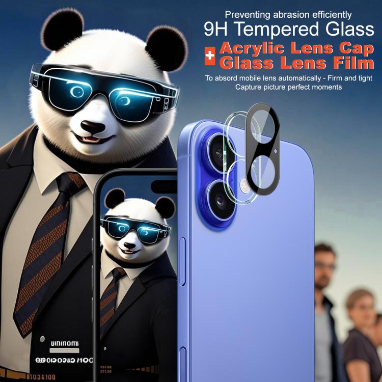 For iPhone 17 imak High Definition Integrated Glass Lens Film Black Version - iPhone 17 Tempered Glass by imak | Online Shopping UK | buy2fix