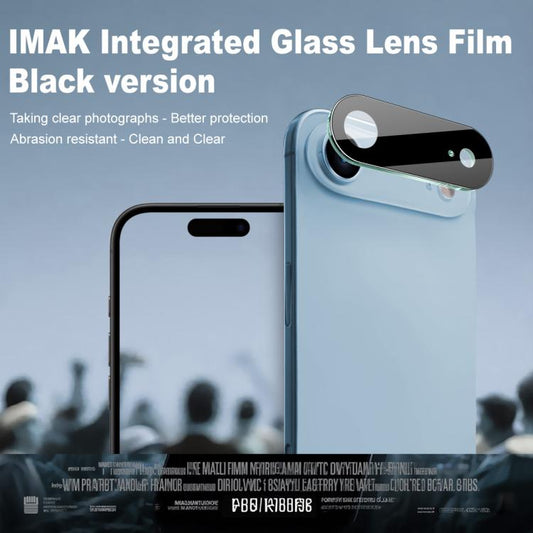 For iPhone 17 Air imak High Definition Integrated Glass Lens Film Black Version - iPhone 17 Air Tempered Glass by imak | Online Shopping UK | buy2fix