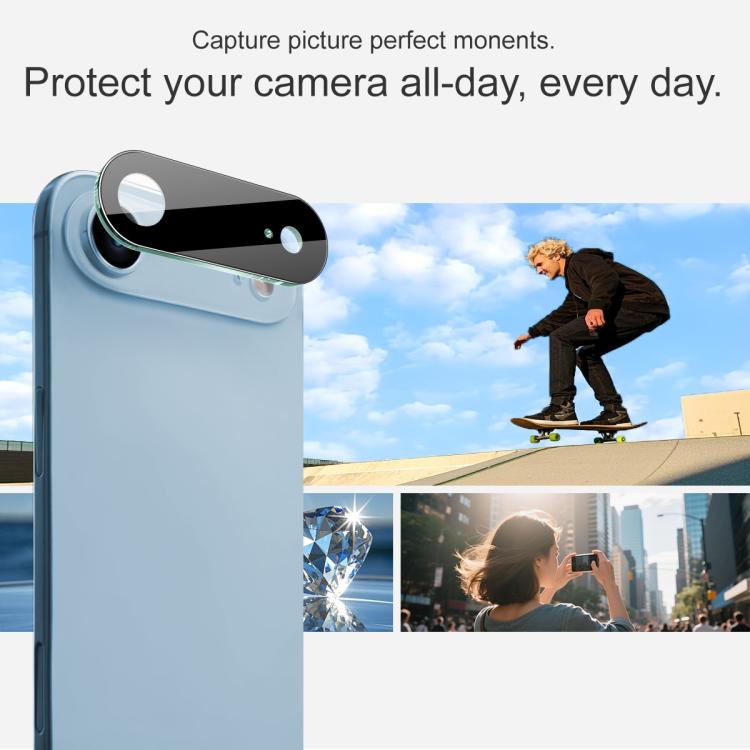 For iPhone 17 Air imak High Definition Integrated Glass Lens Film Black Version - iPhone 17 Air Tempered Glass by imak | Online Shopping UK | buy2fix