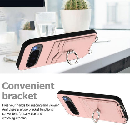 For Google Pixel 10 / 10 Pro R20 Ring Card Holder Phone Case(Pink) - Google Cases by buy2fix | Online Shopping UK | buy2fix