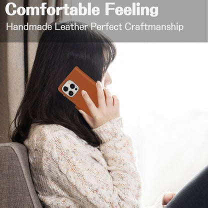 For iPhone 14 YM016 Rhombic Zipper Card Wallet Leather Phone Case with Lanyard(Brown) - iPhone 14 Cases by buy2fix | Online Shopping UK | buy2fix