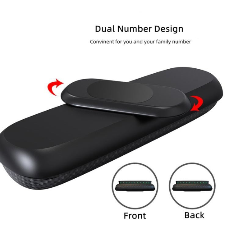 3R-2154 Car Temporary Parking Card Hidden Luminous Phone Number Plate - Parking Card by 3R | Online Shopping UK | buy2fix