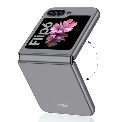 For Samsung Galaxy Z Flip6 / Flip7 FE GKK Ultra-thin Full Coverage Phone Case with Tempered Film(Black) - Galaxy Z Flip6 5G Cases by GKK | Online Shopping UK | buy2fix