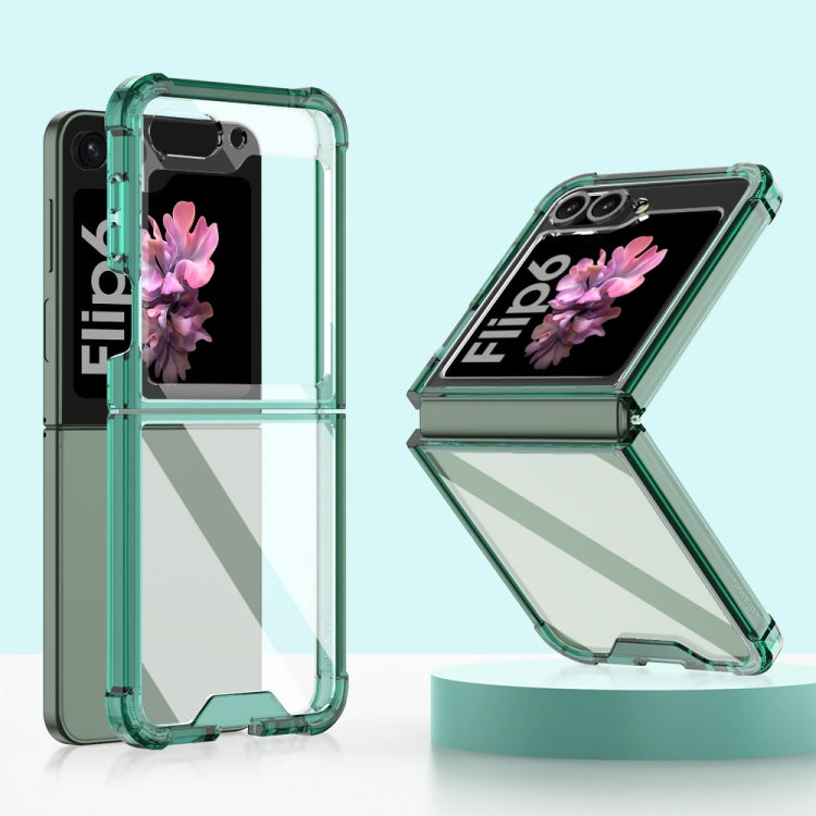 For Samsung Galaxy Z Flip6 / Flip7 FE GKK Airbag Full Coverage Phone Case(Green) - Galaxy Z Flip6 5G Cases by GKK | Online Shopping UK | buy2fix