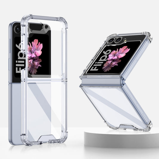 For Samsung Galaxy Z Flip6 / Flip7 FE GKK Airbag Full Coverage Phone Case(Transparent) - Galaxy Z Flip6 5G Cases by GKK | Online Shopping UK | buy2fix