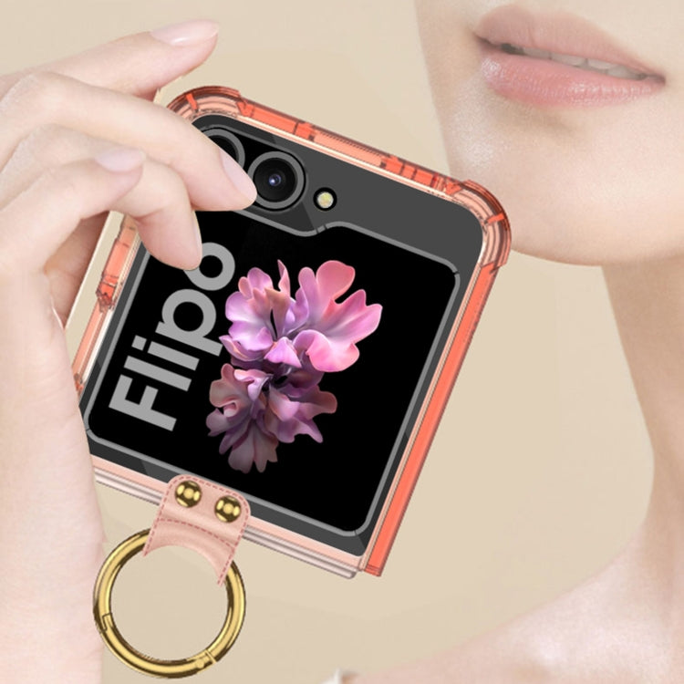 For Samsung Galaxy Z Flip6 / Flip7 FE GKK Airbag Ring Full Coverage Phone Case(Purple) - Galaxy Z Flip6 5G Cases by GKK | Online Shopping UK | buy2fix