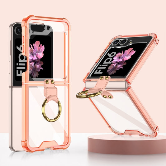 For Samsung Galaxy Z Flip6 / Flip7 FE GKK Airbag Ring Full Coverage Phone Case(Orange) - Galaxy Z Flip6 5G Cases by GKK | Online Shopping UK | buy2fix