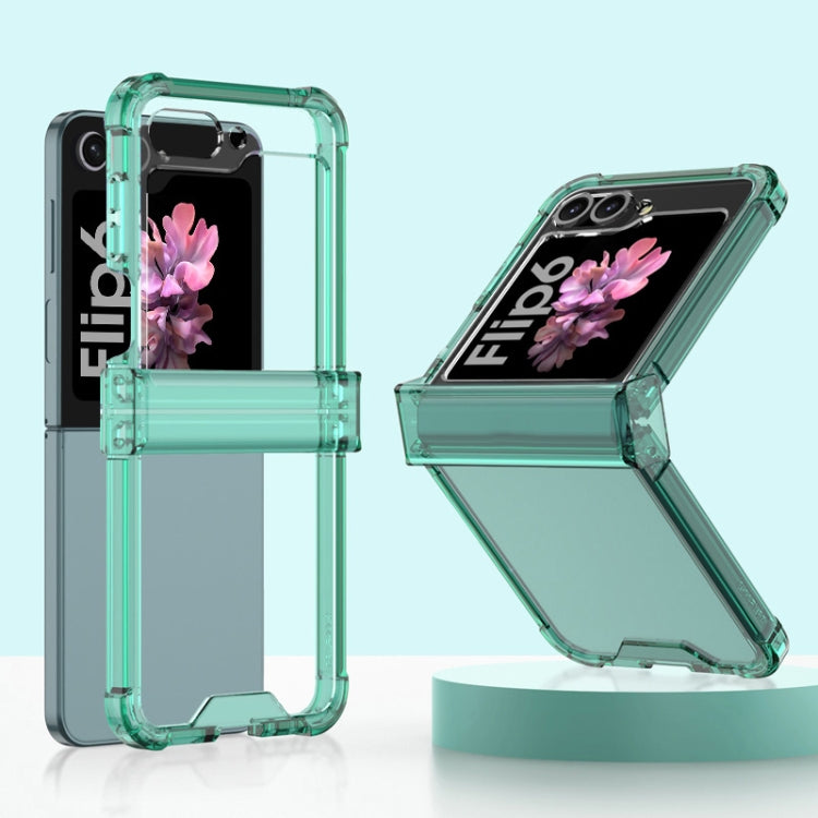 For Samsung Galaxy Z Flip6 / Flip7 FE GKK Airbag Hinge Full Coverage Phone Case(Green) - Galaxy Z Flip6 5G Cases by GKK | Online Shopping UK | buy2fix