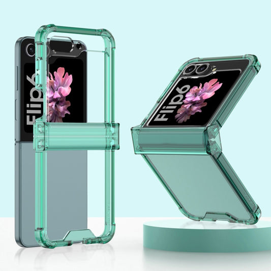 For Samsung Galaxy Z Flip6 / Flip7 FE GKK Airbag Hinge Full Coverage Phone Case(Green) - Galaxy Z Flip6 5G Cases by GKK | Online Shopping UK | buy2fix