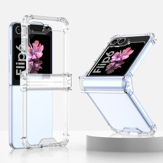 For Samsung Galaxy Z Flip6 / Flip7 FE GKK Airbag Hinge Full Coverage Phone Case(Transparent) - Galaxy Z Flip6 5G Cases by GKK | Online Shopping UK | buy2fix