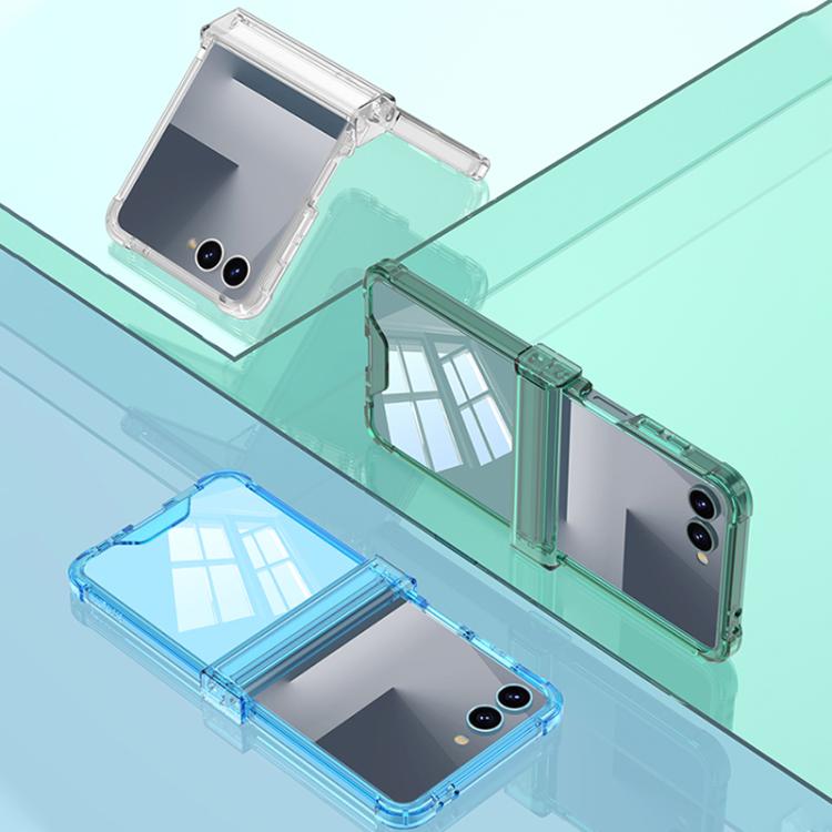 For Samsung Galaxy Z Flip7 5G GKK Airbag Hinge Full Coverage Phone Case(Transparent) - Galaxy Z Flip7 5G Cases by GKK | Online Shopping UK | buy2fix
