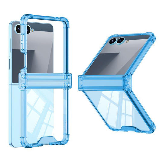 For Samsung Galaxy Z Flip7 5G GKK Airbag Hinge Full Coverage Phone Case(Blue) - Galaxy Z Flip7 5G Cases by GKK | Online Shopping UK | buy2fix