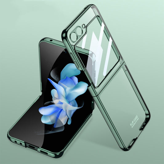 For Samsung Galaxy Z Flip6 / Flip7 FE GKK Integrated Electroplating Full Coverage Phone Case(Green) - Galaxy Z Flip6 5G Cases by GKK | Online Shopping UK | buy2fix