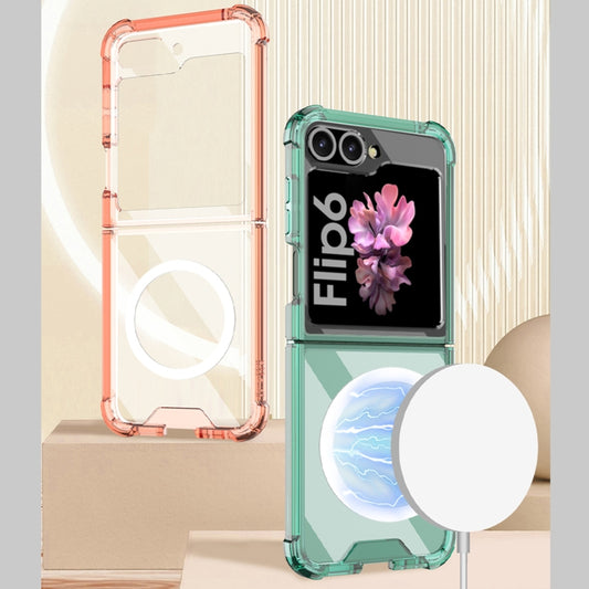 For Samsung Galaxy Z Flip6 / Flip7 FE GKK MagSafe Airbag Shockproof Phone Case(Green) - Galaxy Z Flip6 5G Cases by GKK | Online Shopping UK | buy2fix