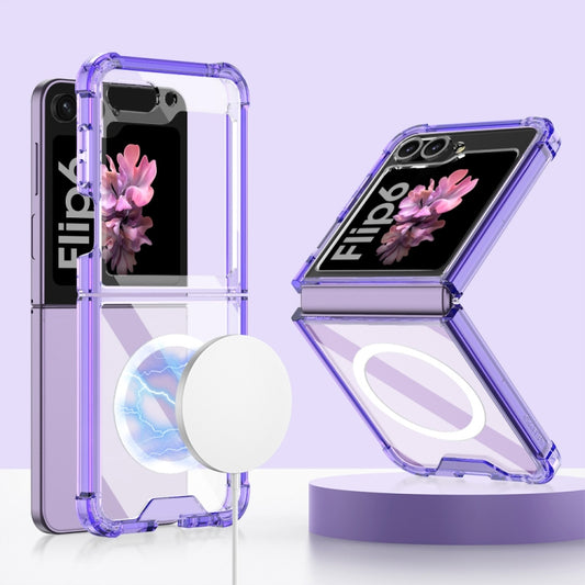 For Samsung Galaxy Z Flip6 / Flip7 FE GKK MagSafe Airbag Shockproof Phone Case(Purple) - Galaxy Z Flip6 5G Cases by GKK | Online Shopping UK | buy2fix