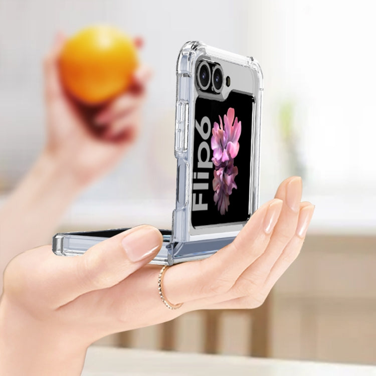 For Samsung Galaxy Z Flip6 / Flip7 FE GKK MagSafe Airbag Shockproof Phone Case(Transparent) - Galaxy Z Flip6 5G Cases by GKK | Online Shopping UK | buy2fix