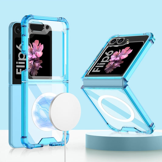 For Samsung Galaxy Z Flip6 / Flip7 FE GKK MagSafe Airbag Shockproof Phone Case(Blue) - Galaxy Z Flip6 5G Cases by GKK | Online Shopping UK | buy2fix