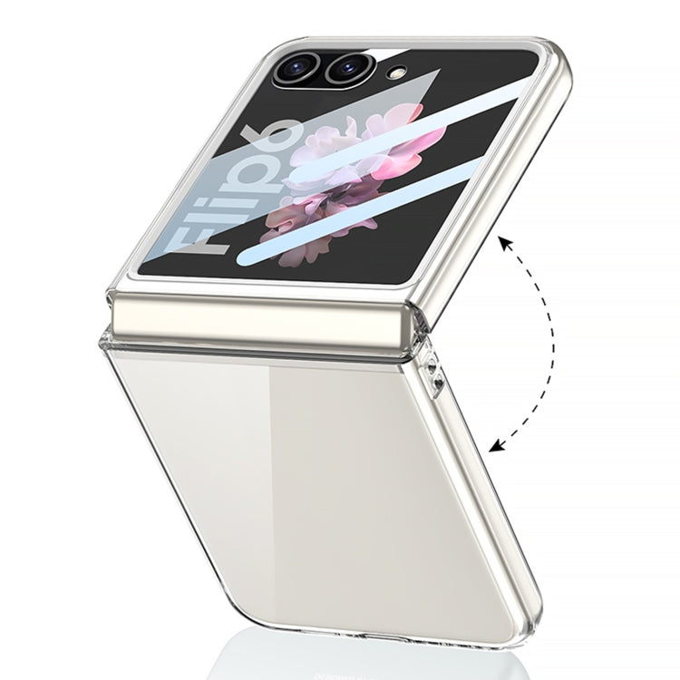For Samsung Galaxy Z Flip6 / Flip7 FE GKK Integrated Ultra-thin Large Window PC Phone Case(Transparent) - Galaxy Z Flip6 5G Cases by GKK | Online Shopping UK | buy2fix
