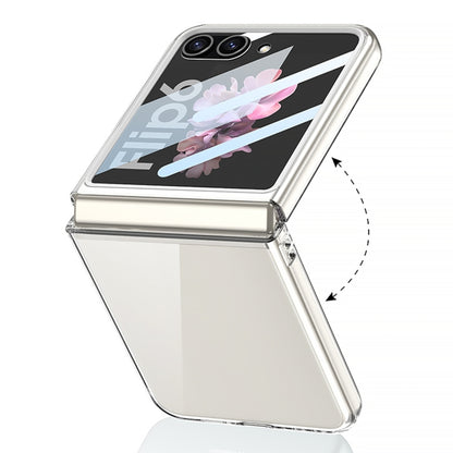 For Samsung Galaxy Z Flip6 / Flip7 FE GKK Integrated Ultra-thin Large Window PC Phone Case(Transparent) - Galaxy Z Flip6 5G Cases by GKK | Online Shopping UK | buy2fix