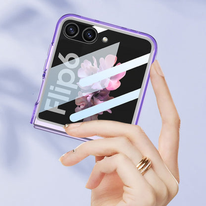 For Samsung Galaxy Z Flip6 / Flip7 FE GKK Integrated Ultra-thin Large Window PC Phone Case(Purple) - Galaxy Z Flip6 5G Cases by GKK | Online Shopping UK | buy2fix