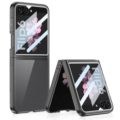 For Samsung Galaxy Z Flip6 / Flip7 FE GKK Integrated Ultra-thin Large Window PC Phone Case(Black) - Galaxy Z Flip6 5G Cases by GKK | Online Shopping UK | buy2fix