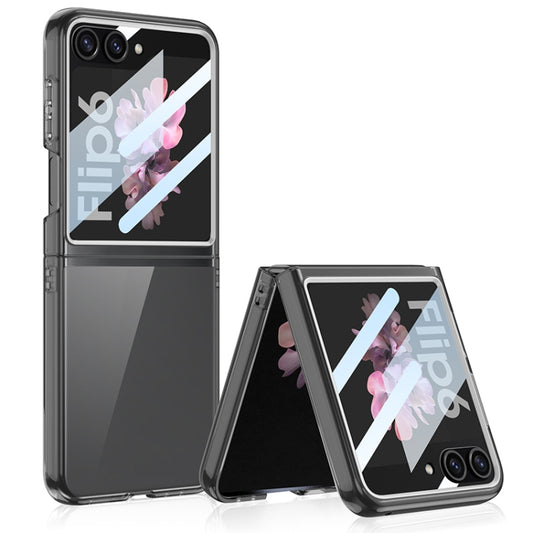 For Samsung Galaxy Z Flip6 / Flip7 FE GKK Integrated Ultra-thin Large Window PC Phone Case(Black) - Galaxy Z Flip6 5G Cases by GKK | Online Shopping UK | buy2fix