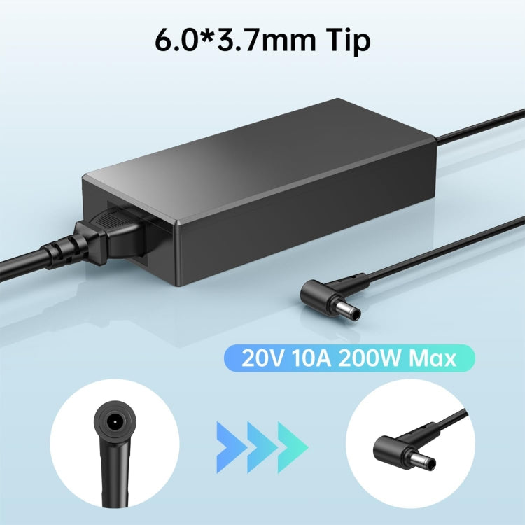 200W 20V 10A Laptop Notebook Power Adapter For Asus 6.0 x 3.7mm, Plug:AU Plug by buy2fix