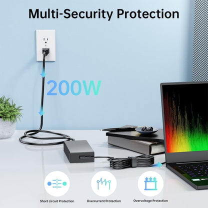 200W 20V 10A Laptop Notebook Power Adapter For Asus 6.0 x 3.7mm, Plug:US Plug by buy2fix