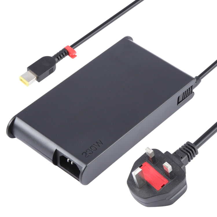 230W 20V 11.5A Laptop Notebook Power Adapter with Big Square USB Port For Lenovo Thinkpad / ThinkBook / Xiaoxin, Plug:UK Plug by buy2fix