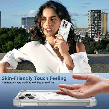 For iPhone 12 Pro Max Transparent MagSafe Magnetic Phone Case(Transparent) by buy2fix