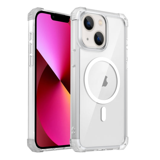 For iPhone 13 Transparent MagSafe Magnetic Phone Case(Transparent)