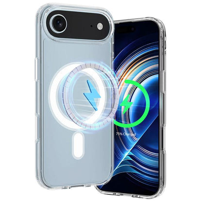 For iPhone Air MagSafe Clear Acrylic PC Hybrid TPU Phone Case(Transparent) - iPhone Air Cases by buy2fix | Online Shopping UK | buy2fix