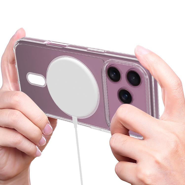 For iPhone 17 Pro Max MagSafe Clear Acrylic PC Hybrid TPU Phone Case(Transparent) - iPhone 17 Pro Max Cases by buy2fix | Online Shopping UK | buy2fix