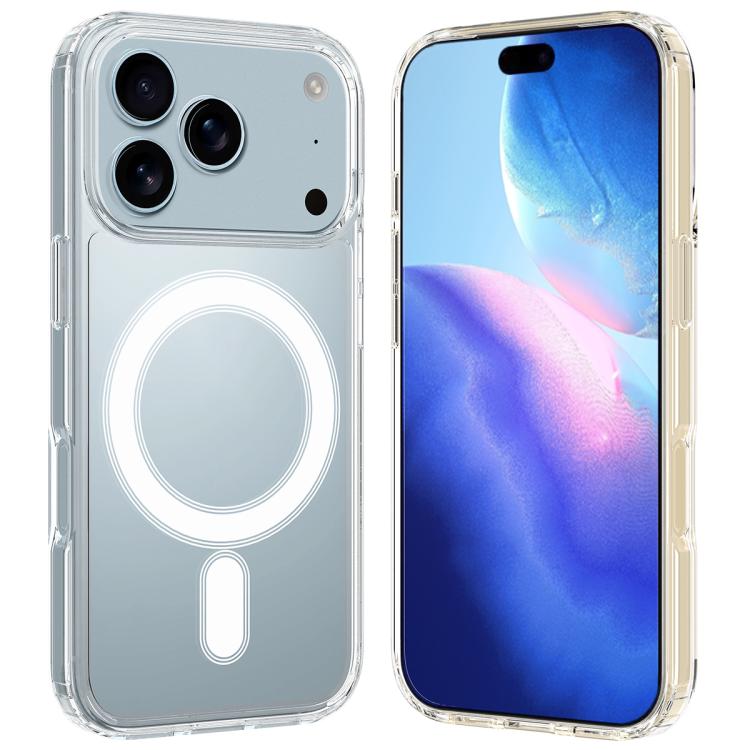 For iPhone 17 Pro MagSafe Clear Acrylic PC Hybrid TPU Phone Case(Transparent) - iPhone 17 Pro Cases by buy2fix | Online Shopping UK | buy2fix