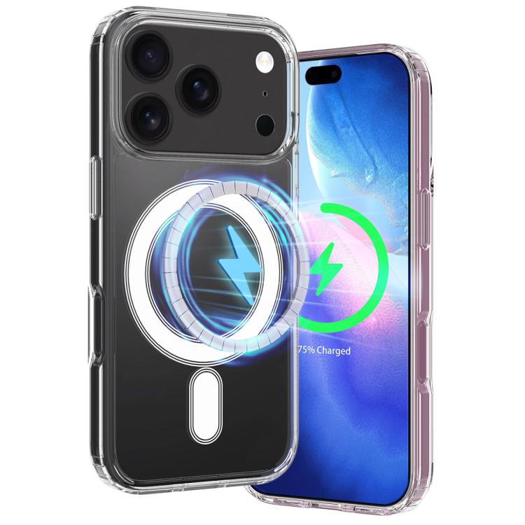 For iPhone 17 Pro MagSafe Clear Acrylic PC Hybrid TPU Phone Case(Transparent) - iPhone 17 Pro Cases by buy2fix | Online Shopping UK | buy2fix