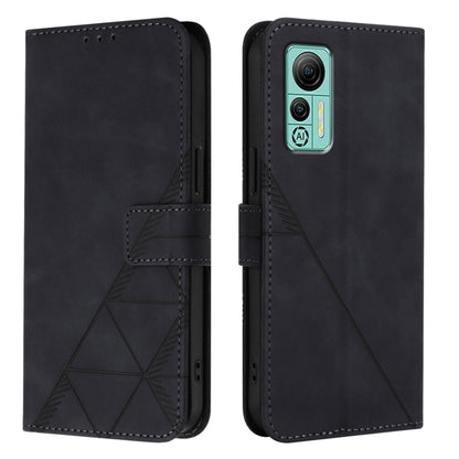 For Ulefone Note 14 Crossbody 3D Embossed Flip Leather Phone Case(Black) by buy2fix