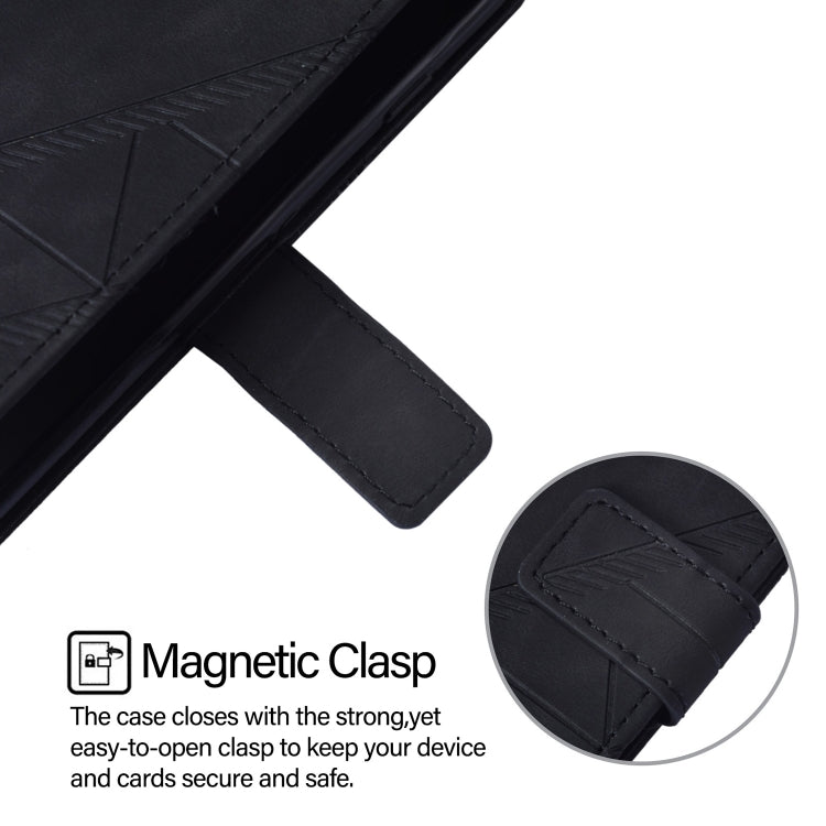 For Ulefone Note 14 Crossbody 3D Embossed Flip Leather Phone Case(Black) by buy2fix