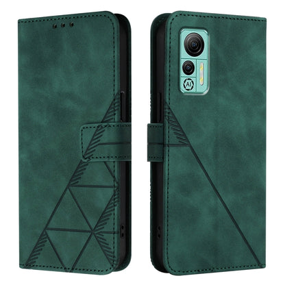 For Ulefone Note 14 Crossbody 3D Embossed Flip Leather Phone Case(Green) by buy2fix