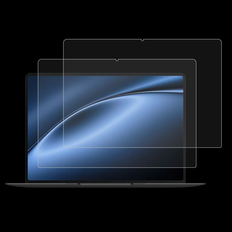 For Huawei MateBook X Pro 14.2 2024 2pcs 9H 0.3mm Explosion-proof Tempered Glass Film by buy2fix