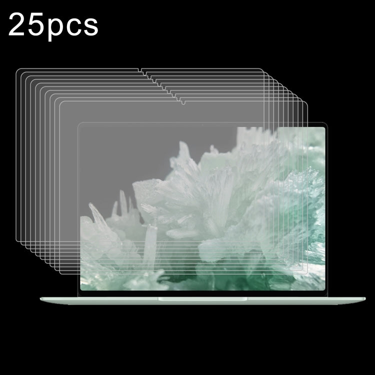 For Huawei MateBook 14 2024 25pcs 9H 0.3mm Explosion-proof Tempered Glass Film by buy2fix