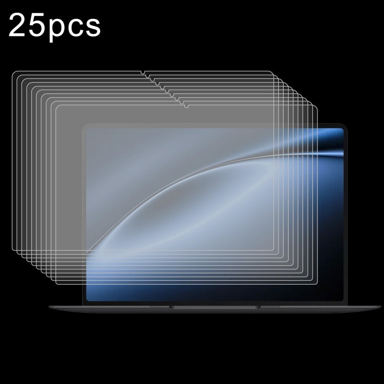 For Huawei MateBook X Pro 14.2 2024 25pcs 9H 0.3mm Explosion-proof Tempered Glass Film by buy2fix