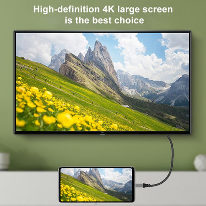 Upward Bend HDMI Male to Female 4K UHD Extension Cable Computer TV Adapter, Length: 20cm by buy2fix