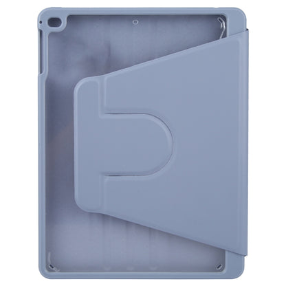 For iPad 9.7 2018 & 2017 / Air / Air2 GEBEI Acrylic TPU 3-folding Rotating Smart Tablet Leather Case withh Pen Slot(Light Purple) - iPad 9.7 (2018) & (2017) Cases by GEBEI | Online Shopping UK | buy2fix