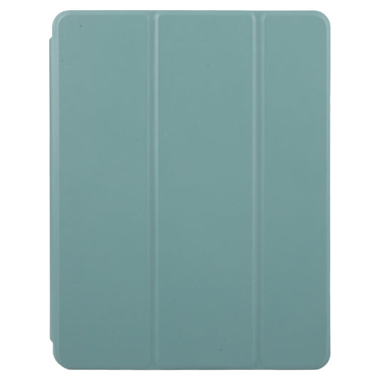 For iPad 10.2 2021 / 2020 / 2019 / Air 3 GEBEI Acrylic TPU 3-folding Rotating Smart Tablet Leather Case withh Pen Slot(Dark Green) - iPad 10.2 Cases by GEBEI | Online Shopping UK | buy2fix